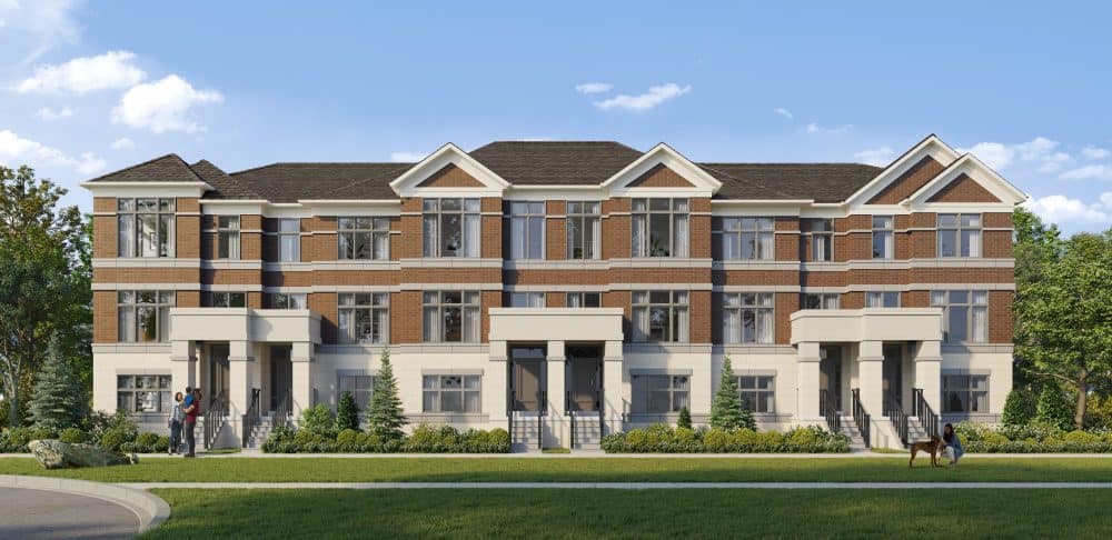 Ivylea townhome exterior rendering